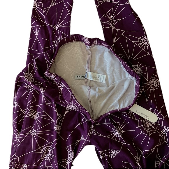 🎃Final Price🎃 Halloween Purple Webs Ultra Soft Leggings - Picture 5 of 5